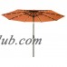 Deluxe Solar Powered LED Lighted Patio Umbrella - 9' - By Trademark Innovations (Base UPC 0063888863122)   561087031